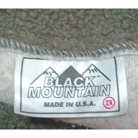 Black Mountain Sherpa Fleece Pullover Shirt Mens Size 2X Long Sleeve Winter Wear - Picture 7 of 9